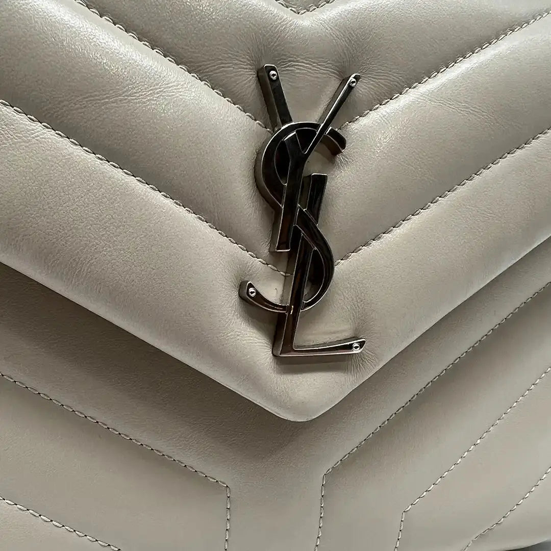 Saint Laurent LouLou Small Tasche beige-grau /gut Saint Laurent