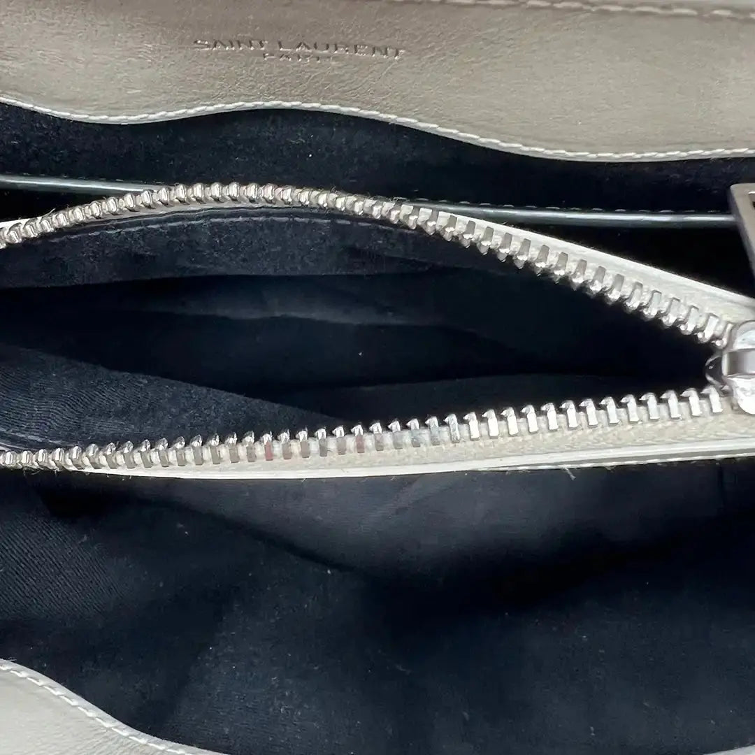 Saint Laurent LouLou Small Tasche beige-grau /gut Saint Laurent