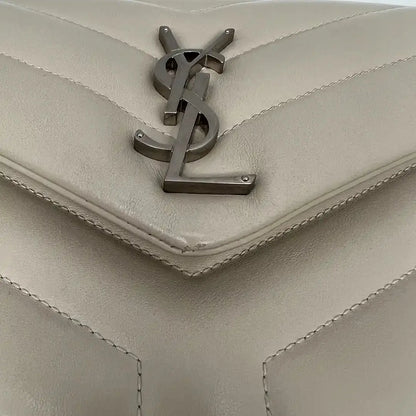 Saint Laurent LouLou Small Tasche beige-grau /gut Saint Laurent