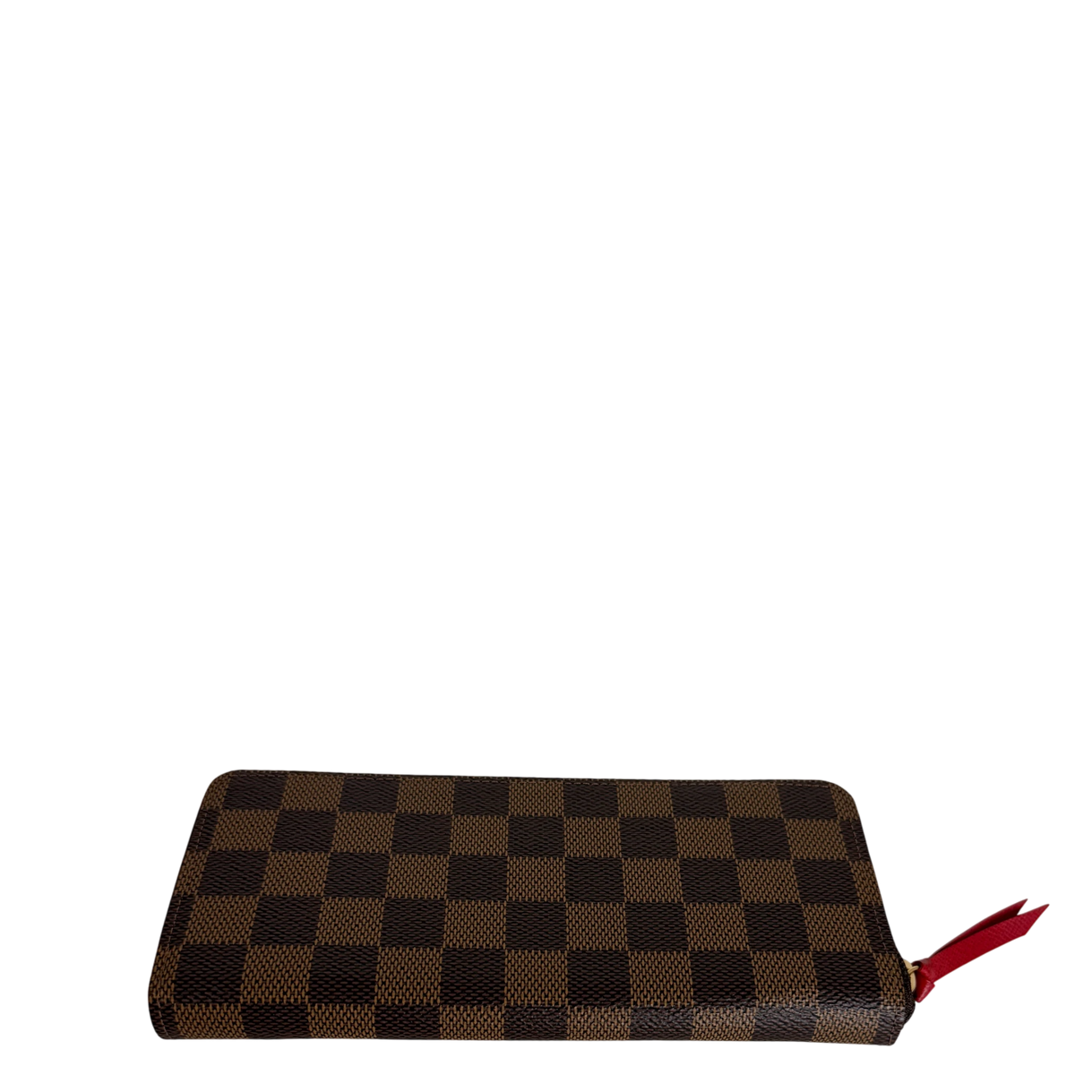 Louis Vuitton Portefeuille Clémence Damier Ebène Coquelicot Rot – Ansicht 4