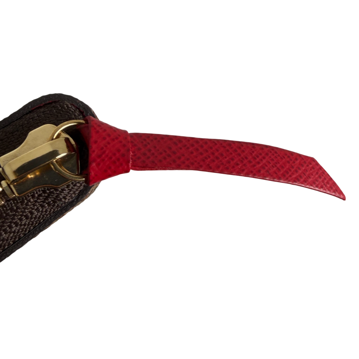 Louis Vuitton Portefeuille Clémence Damier Ebène Coquelicot Rot – Ansicht 7