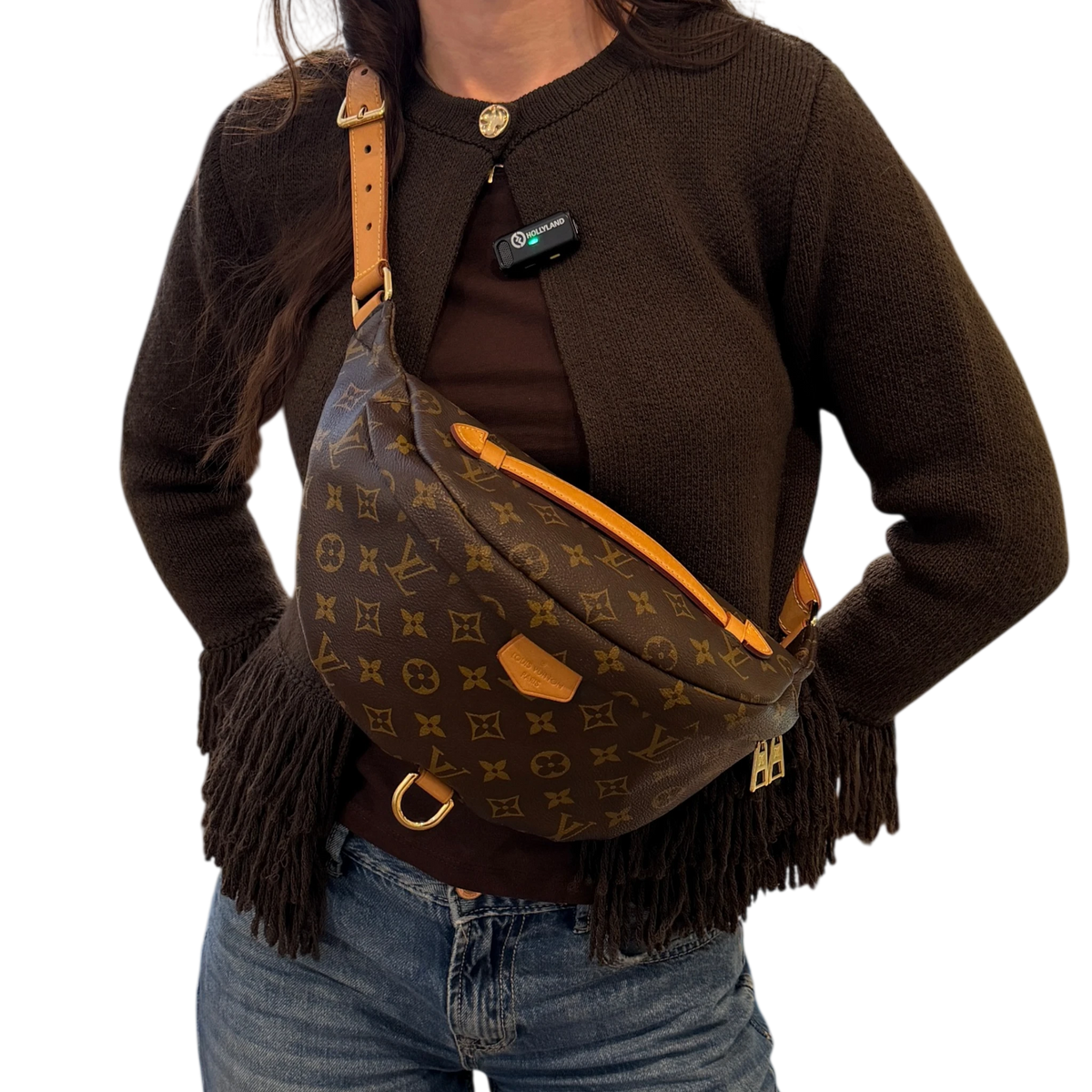 Louis Vuitton Bumbag Heuptas Monogram Canvas Bruin Goud