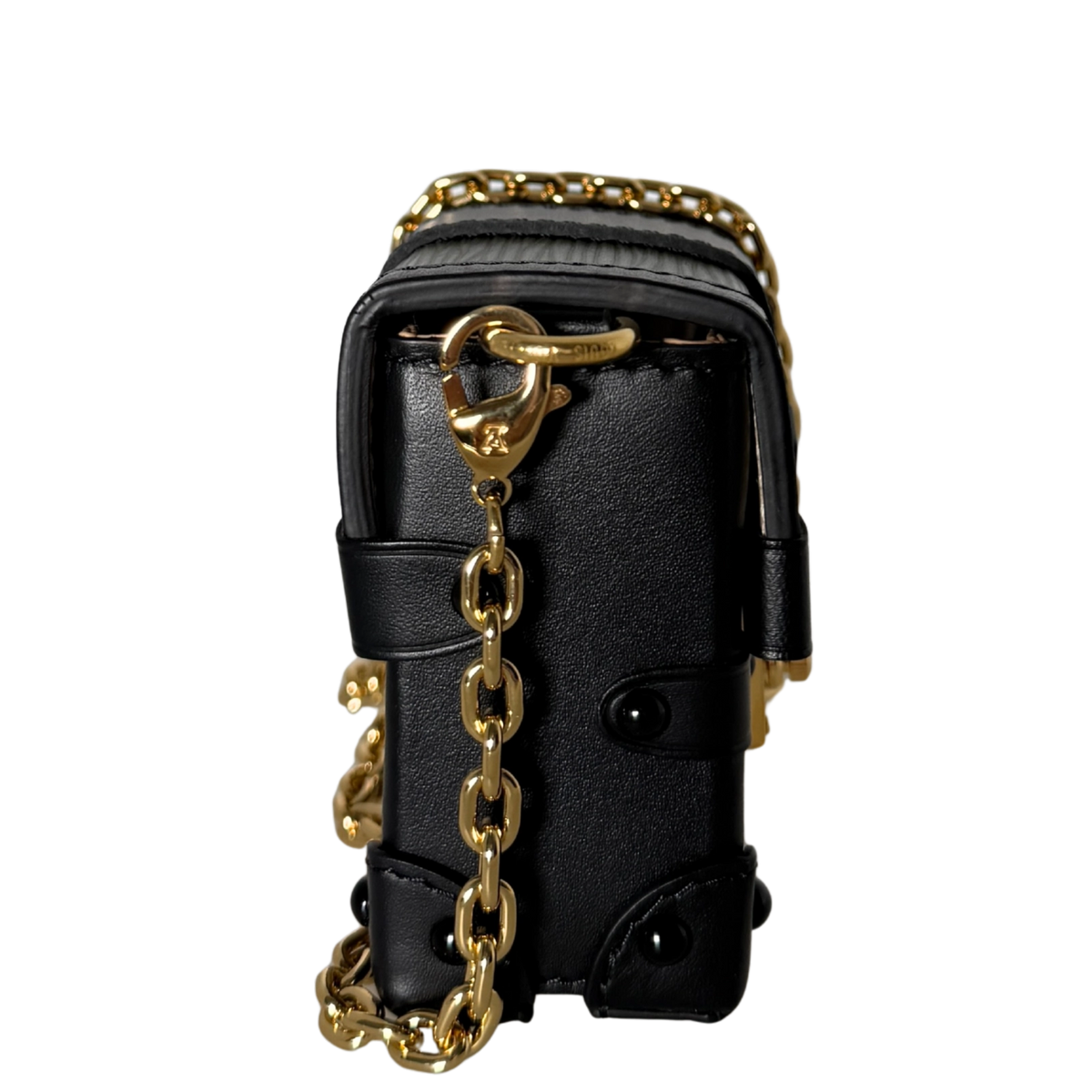 Louis Vuitton Petite Malle Handtasche Epi-Leder Olivgrün / sehr gut Louis Vuitton