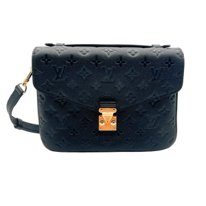 Louis Vuitton Pochette Métis Empreinte leer zwart / nieuw