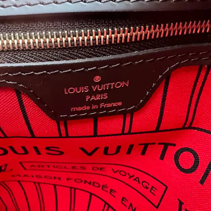 Louis Vuitton Neverfull MM Damier Ebene Canvas Cherry / neu - Echtheitscheck