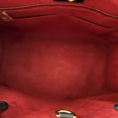 Louis Vuitton onthego MM M45495 Monogram Empreinte Leder schwarz beige / sehr gut Louis Vuitton