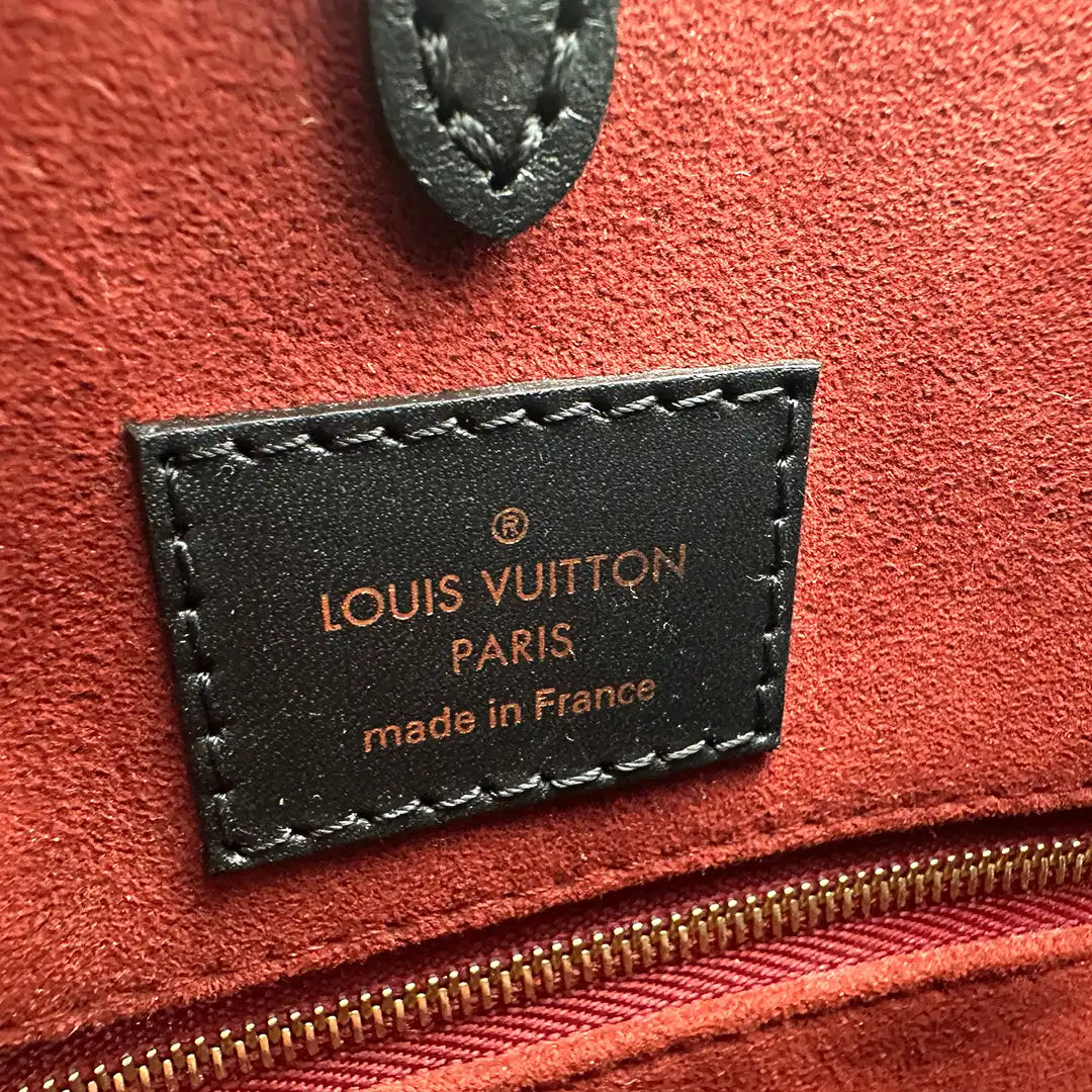 Louis Vuitton onthego MM M45495 Monogram Empreinte Leder schwarz beige / sehr gut Louis Vuitton