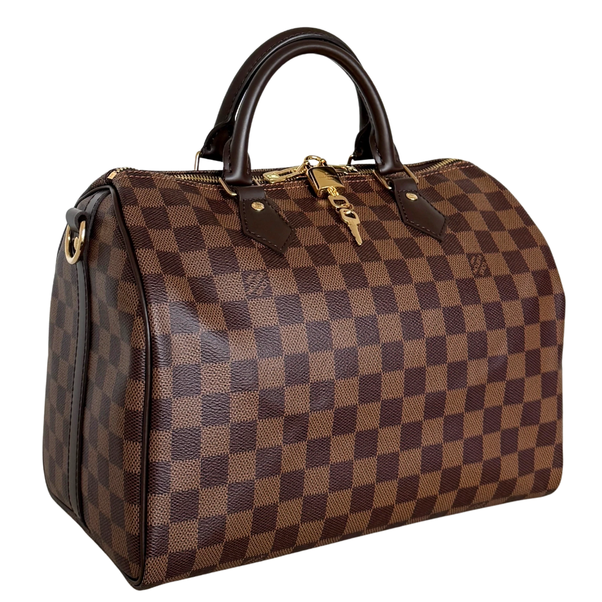 Louis Vuitton Speedy 30 Bandoulière Damier Ebene N40590 Braun Fullset / neuwertig Louis Vuitton