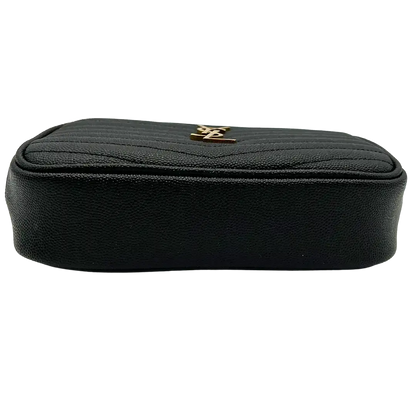 Saint Laurent Mini Lou schwarz gold  boden