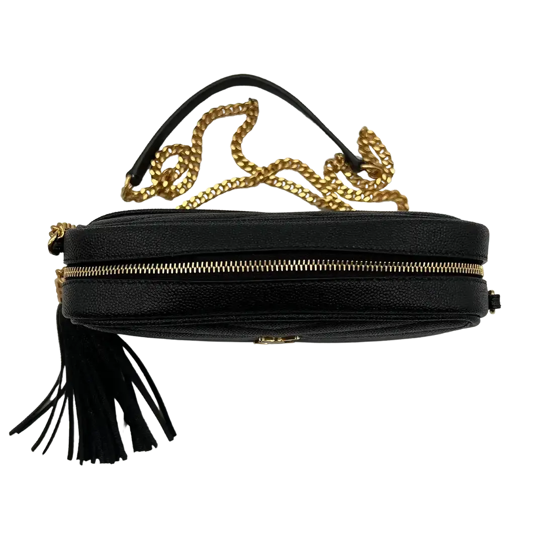 Saint Laurent Mini Lou schwarz gold  oben
