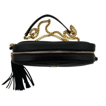 Saint Laurent Mini Lou schwarz gold  oben
