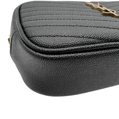 Saint Laurent Mini Lou schwarz gold  ecke rechts