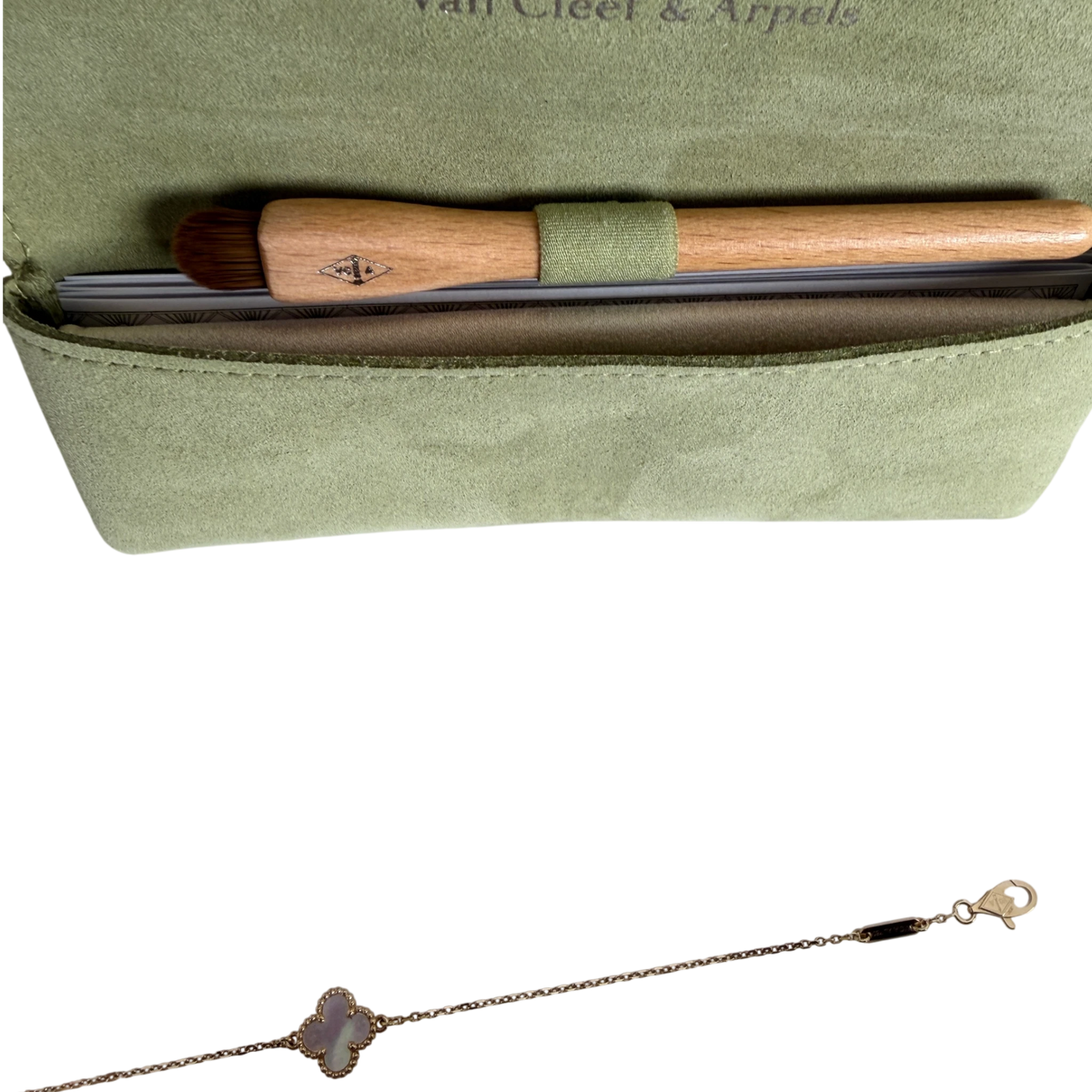 Van Cleef & Arpels Sweet Alhambra Armband Perlmutt 18K Gelbgold – Ansicht 5