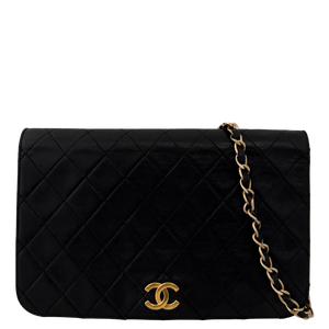 Chanel Timeless Wallet on Chain WOC Lammleder Schwarz